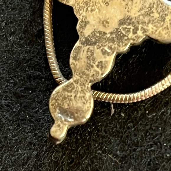 Vintage 925 cross with chain 20” inches long tested for ruby. - Picture 3 of 7